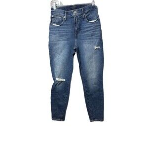 Lucky Brand Woman’s Jeans Size 8 (29) High Rise Skinny Bridgette Distressed
